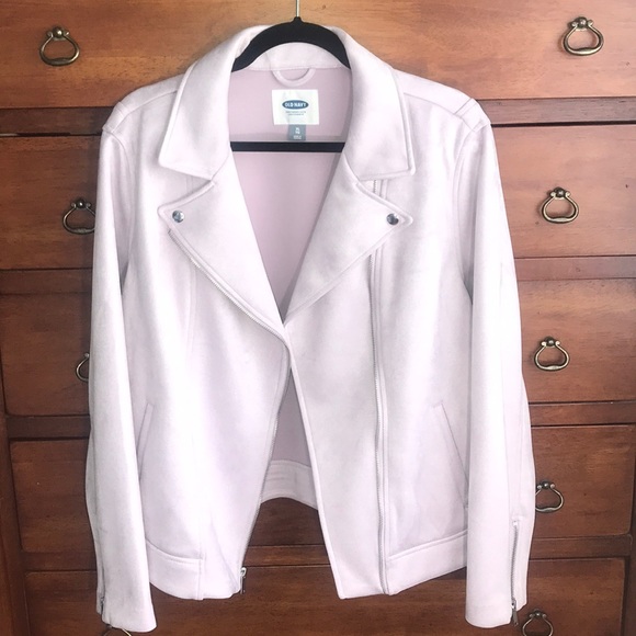 Old Navy Jackets & Blazers - 🆕 Old Navy Light Purple  Suede Jacket Size XL